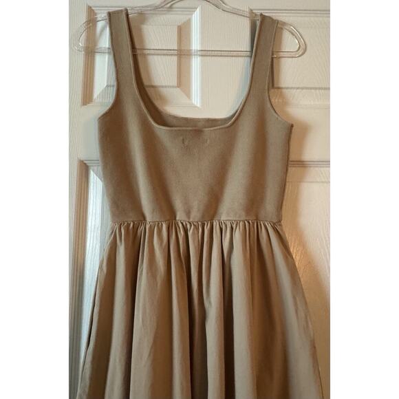 All:Row The Lucinda Midi Dress in Khaki Size L - Picture 5 of 9